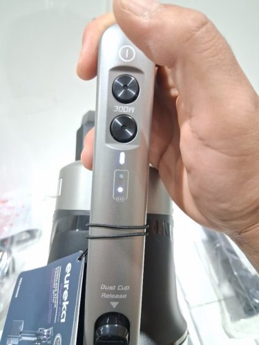 Eureka Cordless Rechargeable 3-IN-1 Stick Vacuum Cleaner WITH CLEANING STATION & ANTI-TANGLE NOZZLE FOR ALL FLOORS - GREY/PURPLE (MODEL: NEC490SE) image 9