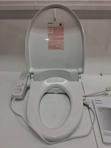 TOTO WASHLET A2 ELECTRONIC BIDET TOILET SEAT WITH HEAT FUNCTIONS & SOFTCLOSE LID - ELONGATED - WHITE (MODEL: SW3004#01) image 5