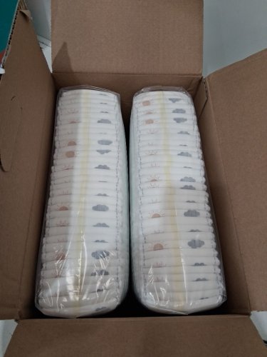 66PK PAMPERS swaddlers DIAPERS - WHITE - SIZE 7 image 4