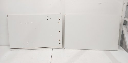 Manicure station with electric dust collector and wrist cushion - 30.3" x 42.5" - White image 5
