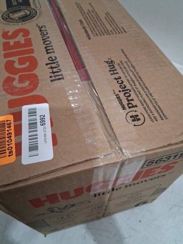 128PK HUGGIES LITTLE MOVERS HUGGFIT BABY DIAPERS WITH 360° WAISTBAND - SIZE 5 (MODEL: 5660200) image 3