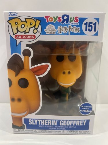 Funko pop! **only at Toys “R” Us**Ad icons: Toys “R” Us Canada Harry Potter - slytherin geoffrey vinyl figure (#151) image 2