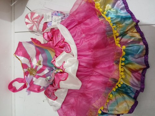 6PC GIRLS GOODMARK CANDY GIRL COSTUME - MEDIUM (8-10) - ASSORTED COLOURS (STYLE: CA84949M) image 2
