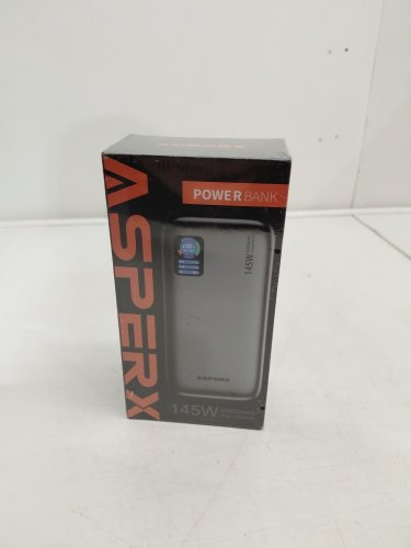 ASPERX Fast charging portable Power Bank & TFT Smart display - 145W/25000mAh - USB-C/A - Flight Approved - Deep Grey (Model: AX2410) image 4