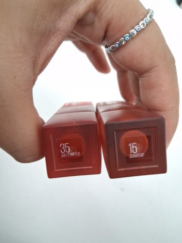2pc maybelline superstay teddy tint lip tints - 5ml each - 35 july forever / 15 skinny dip image 3