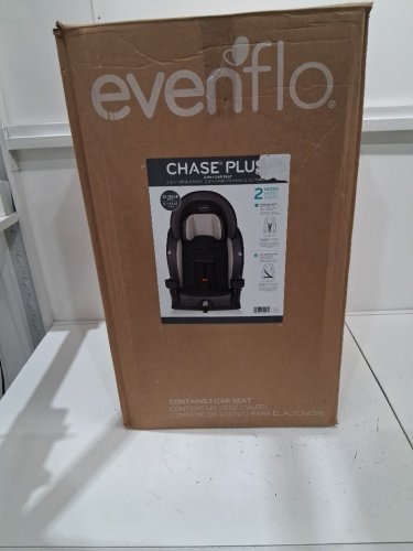EVENFLO CHASE PLUS 2-IN-1 BOOSTER CAR SEAT FOR KIDS, 5-POINT HARNESS CONVERTS TO HIGH BACK BOOSTER - HURON/BLACK/GREY (MODEL: 30712344C) image 2