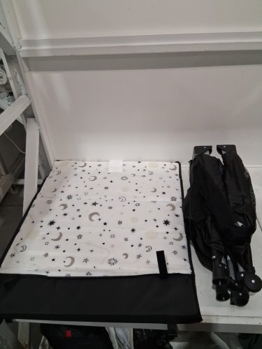 Cosco Kids Origins Playard Twinkle Twinkle Baby Playpen - 27.5" x 39.3" x 25.5" - Black/White - (model:05171ctwk) image 4