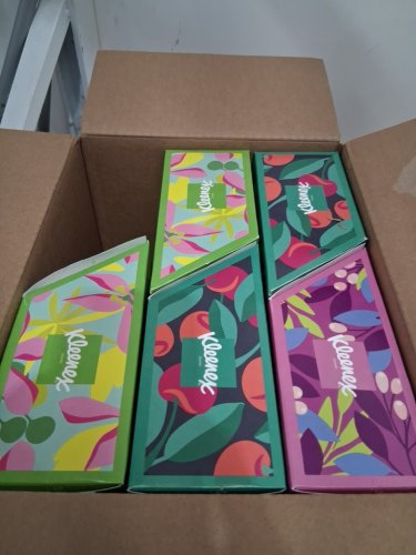 5 (60pk) KLEENEX HAND TOWELS - total 300 wipes - multicolor/white (MODEL:38586) image 3