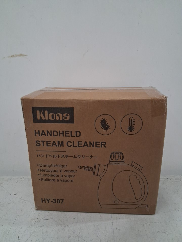 10PC KLONA Multi Purpose HandHeld Steam Cleaner with ACCESSORIES - white (MODEL: HY-307) image 2