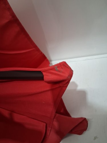 SONGMICS PATIO UMBRELLA WITH TILT AND CRANK MECHANISM - 9FT - RED (MODEL: GPU09RDV1) image 7