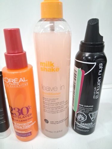 5 ASSORTED HAIR CARE PRODUCTS - ASSORTED BRANDS, SIZES AND TYPES - MIELLE / VERB / L'OREAL PARIS / MILK SHAKE / SHU UEMURA image 4