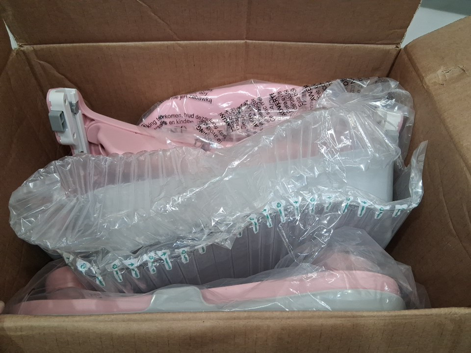 INFANS 8-IN-1 convertible GROWING HIGH CHAIR WITH TABLE - 38" full height - pink (model:ad10031pi) image 3