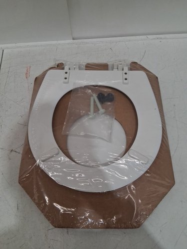 BEMIS MARINE ENAMELED WOOD ROUND TOILET SEAT, 14.2" x 13" - WHITE (MODEL: TC50TT 000) image 4