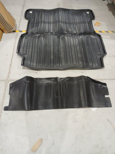 2pc AOM bed mat box liner & tailgate mat - 2017-2025 honda ridgeline 5.3ft box - Black image 2