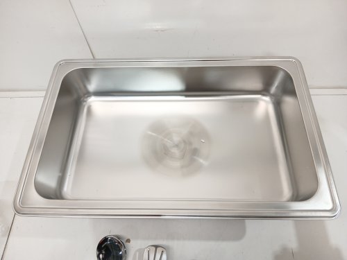 2PK Rectangular Stainless Steel Electric Buffet Chafing Dishes - 23" x 14" x 14" - 9QT - Silver  (Model: QBD54) image 5