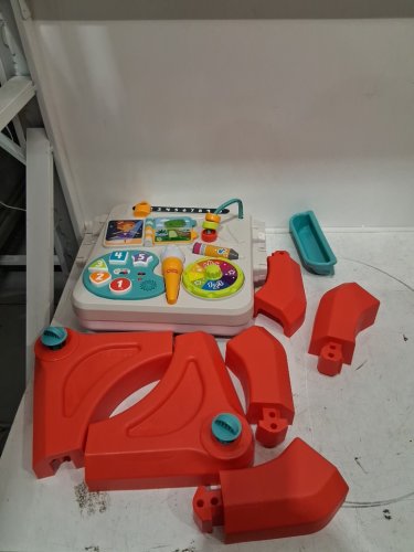 Fisher Price 4-In-1 Laugh and Learn Activity Table and Easel - 6-36 Months - Multilingual - Multicolor (Model: jld57-9564)) image 3