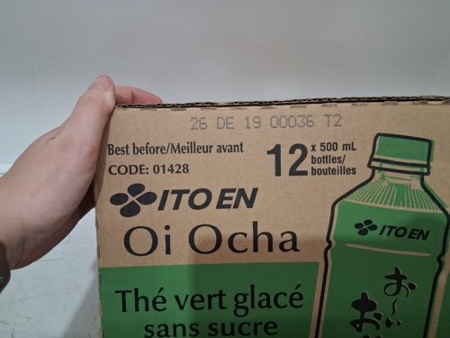 12PK ITO EN OI OCHA UNSWEETENED GREEN TEA - 500ML/EACH - GREEN (MODEL: 01428) image 3