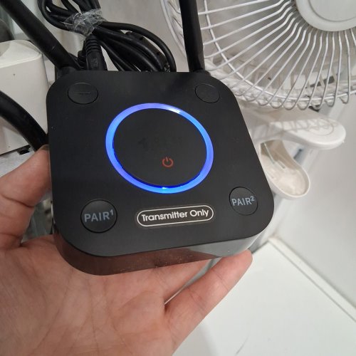 1Mii Bluetooth 5.2 Transmitter for TV to Wireless Headphone/Speaker - Volume Control, AUX/RCA/Optical/Coaxial Audio Inputs, aptX Low Latency and HD (model: B06TX) image 4