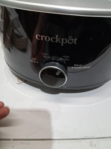 Crockpot 4-Quart Classic Slow Cooker WITH 3 SETTINGS- BLACK (MODEL: ‎2166871) image 4