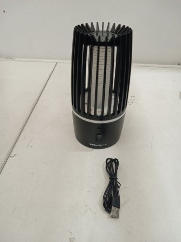 Tiptop Home Electric Rechargeable UV Fly Zapper with 4000mAh Battery - 4200V - BLACK image 3