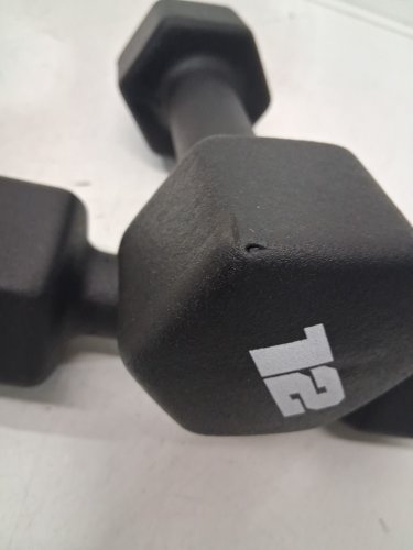 2pk CAP Neoprene Dumbbell Weights - 12lbs - Black (model: SDN4BPIS-24) image 3