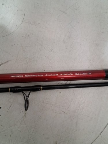 offshore angler power plus trophy rod - 8FT - medium heavy (model: pt8070mhs-2) image 4