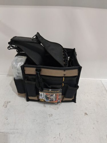 CLC WORKWEAR ZIPTOP 23 POCKET UTILITY TOOL POUCH - 7" X 5.5" - BLACK (MODEL: 2368835) image 2