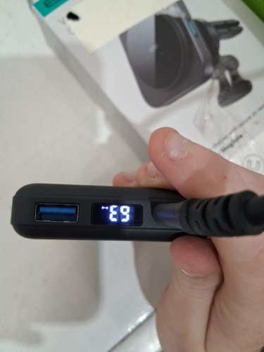 Podoru Magsafe Magnetic Battery Pack with Type-C Cable for Wireless Charger - 10000mAh - 15W - BLACK (model: ‎KT-D003) image 4