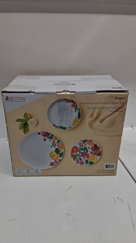 12pc Maxwell & Williams Capri Dinnerware Set - multi color floral (model: 1041712) image 2