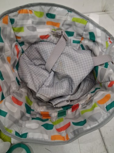 infant's bright starts playful paradise learn-to-sit floor seat - 4 to 12 months - grey (model: 12956) image 4
