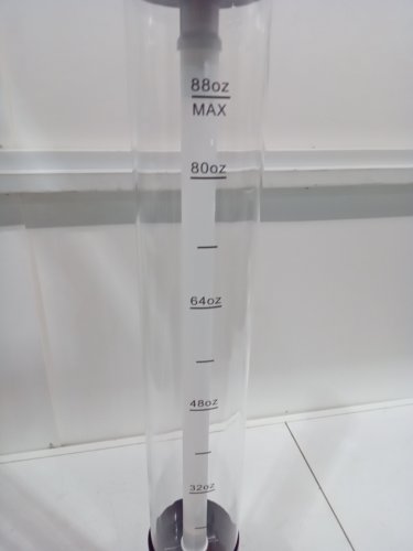 MESA INSPIRED LIVING BEVERAGE TOWER WITH REMOVABLE ICE TUBE - 2.6L - CLEAR (MODEL: 1981256) image 4