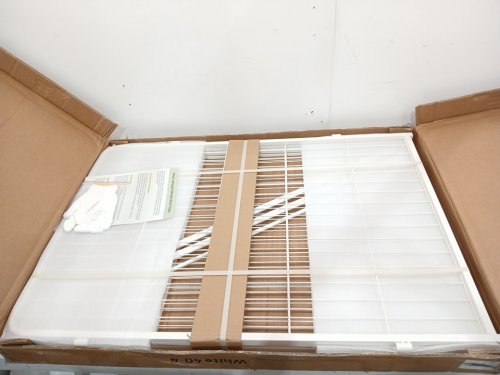 4 Panel Metal Fence - 40" - White image 3