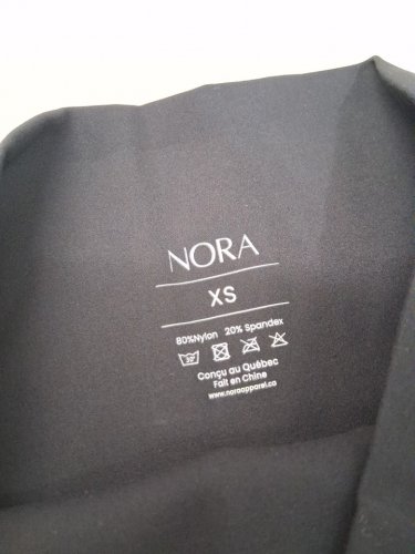 WOMEN'S NORA APPEAREL YANE BIKER SHORTS - EXTRA SMALL - BLACK image 4