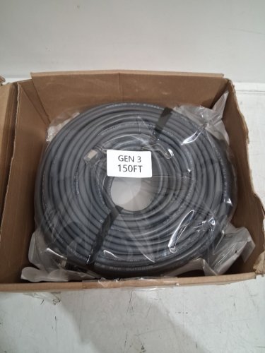 Starlink WATERPROOF indoor/outdoor replacement cable - FOR GEN 3 - Cat6 - 150FT - grey image 3
