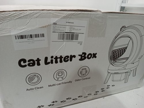 Beokeo Self Cleaning Cat Litter Box with App Control - Grey (Model: MSP-CA-Gray1) image 3