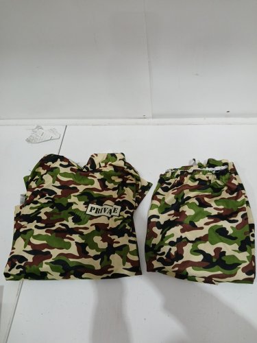 2PC BOYS RUBIES MILITARY COSTUME, SHIRT AND PANTS - LARGE (10-12) - GREEN (STYLE: 701380) image 3