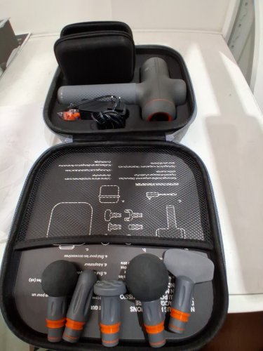 Sharper Image Compact Sport Power Percussion Massager - grey (model: 2437599) image 4