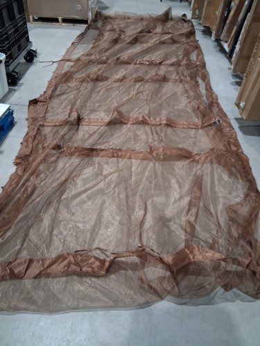 apex garden Universal Mosquito and insect Netting for Gazebos - 8FT x 8FT - brown (Model: 004b-202005) image 3