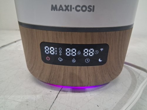 MAXI-COSI SMART HUMIDIFIER FOR BABY NURSERY AND BEDROOM - 3.8L - TOP FILL ULTRASONIC COOL MIST - AUTO SHUT-OFF, HUMIDITY CONTROL - WIFI APP ENABLED - NIGHT LIGHT - WHITE (MODEL: IH669) image 4