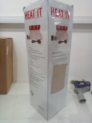 HEATIT Warmmat Electric Radiant Self-Adhesive Floor Heat Heating System - 30sqft - orange - (model: warmmat-120-030) image 2