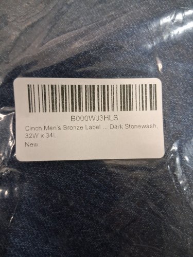 men's cinch bronze label rigid slim original rise tapered leg jeans - 32w x 34l - indigo image 4