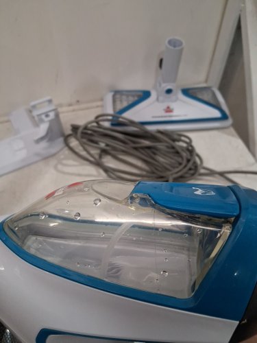 BISSELL 3-IN-1 POWERFRESH SLIM STEAM MOP CLEANER WITH ACCESSORIES TOOLS - BLUE/WHITE -  (MODEL: 2075B) image 7