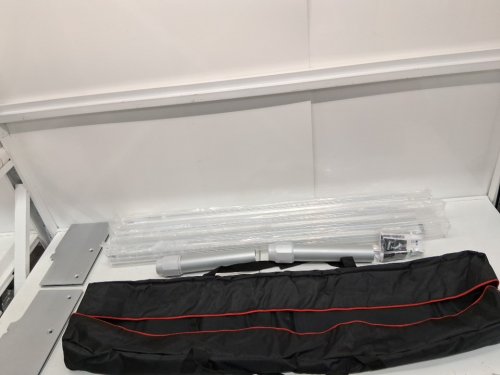EMART Pipe and Drape Backdrop Stand Kit - Adjustable Metal Frame - 10FT x 10FT - (model: em-pdbs3030-2) image 4