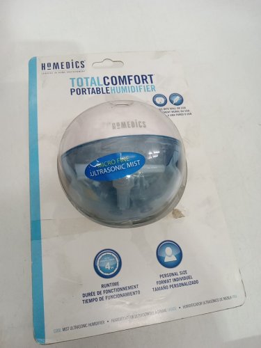 HoMedics Total Comfort Portable Humidifier with ultra-fine mist and 4 hour runtime - 200ml - White / Clear (Model: HUM-CM10F) image 2