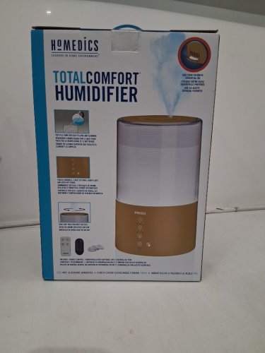 Homedics Total Comfort top fill cool mist ultrasonic Humidifier with remote - 2.75L - GOLD/WHITE (Model:UHE-CMTF28-LA) image 2