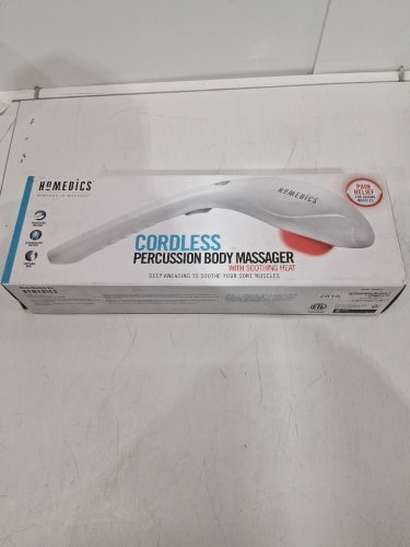 HoMedics Cordless Percussion Body Massager with soothing heat (Model: HHP-405HJ) image 4