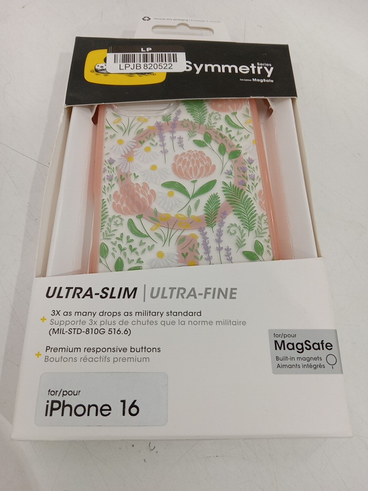 OtterBox Series+ with magsafe for iPhone 16 Case - Peachy Bloom image 2