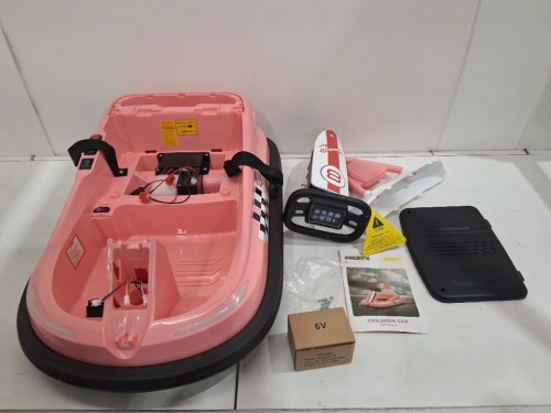 ELECTRIC Battery Powered Ride on BumpER CAR - 1-5Y - 6V - PINK (MODEL: AHL003) image 4