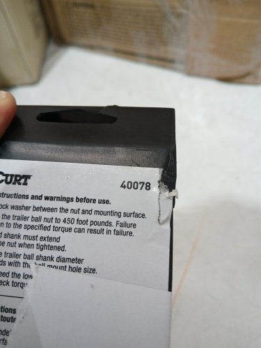 CURT TRAILER hitch ball - 2 5/16", 15000lbs max - chrome (model: 40078) image 4