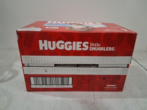 96PK HUGGIES LITTLE SNUGGLERS DISPOSABLE BABY DIAPERS - SIZE 1 (UP TO 14LBS) image 4
